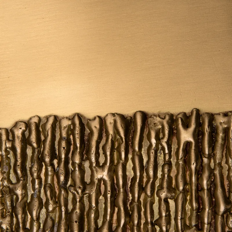 Brass swatch: raindrop semi-gloss