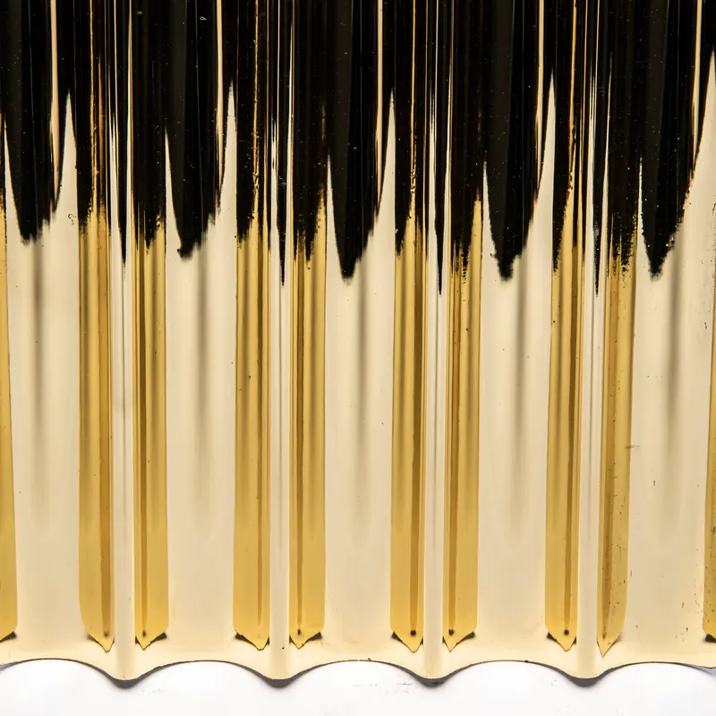 Brass swatch: flute 2 polished