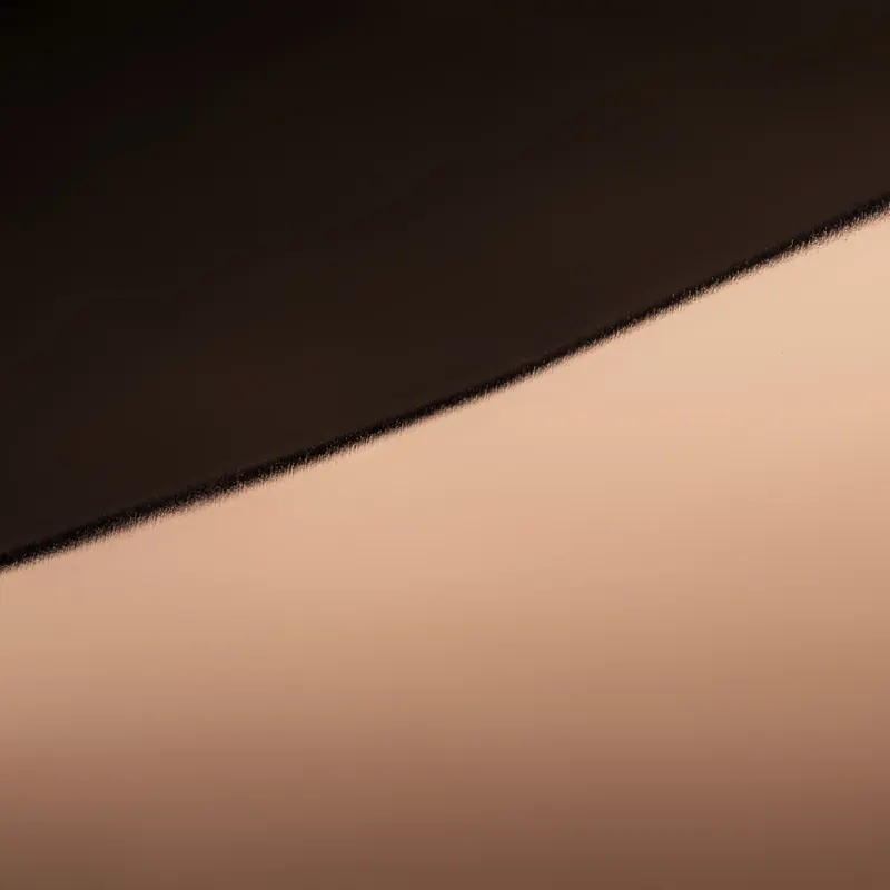 Copper swatch: smooth polished