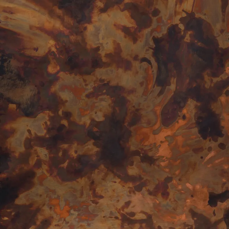 Copper swatch: smooth marble