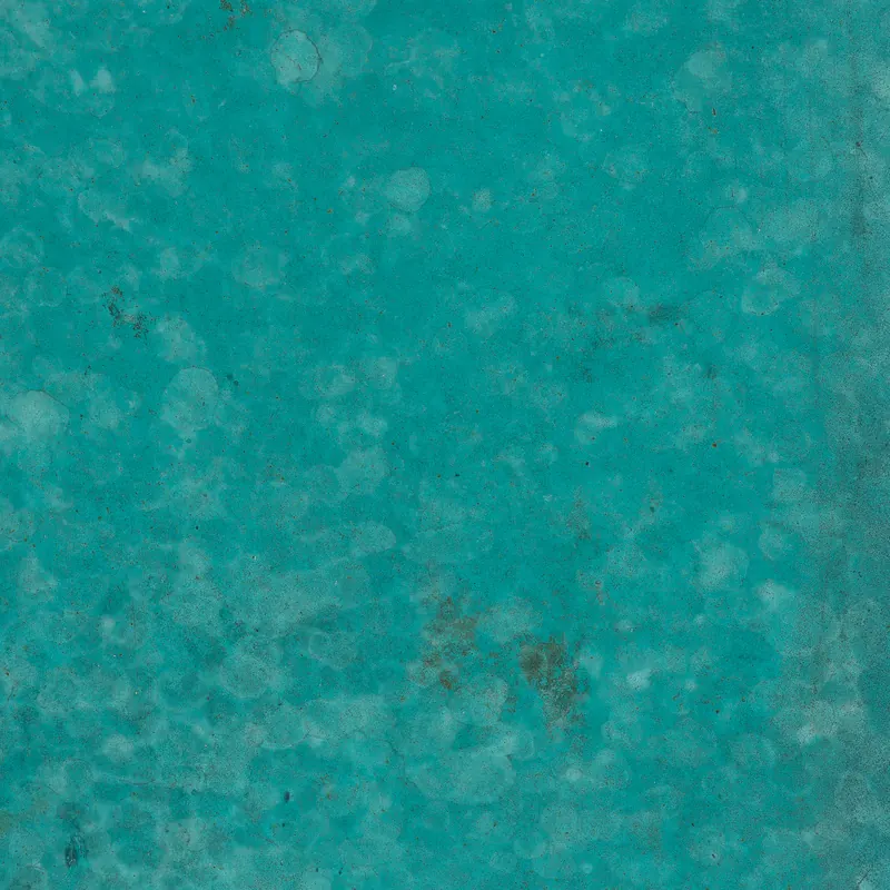 Copper swatch: smooth old green