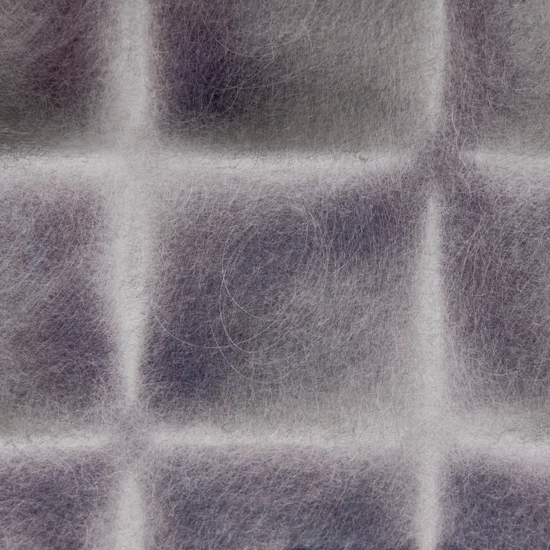Stainless steel swatch: square hammered marble