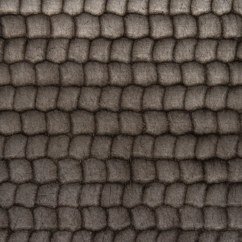 Aluminum swatch: hammered burnished